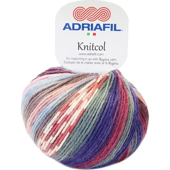Příze Adriafil Knitcol 95 (Samovzorující merino příze Knitcol 95 Fantasia lilla viola rosa)