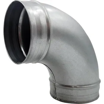 Vzduchotechnické potrubí Kovové koleno 90° 80 mm
