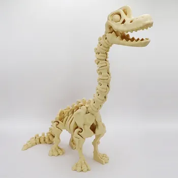 Figurka Flexi Factory Kostra Brachiosaura s očima - béžová