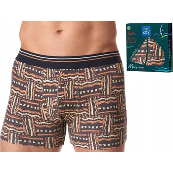 Pánské spodní prádlo Pánské bavlněné boxerky MXH 832 XXL