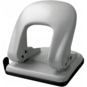 Děrovačka Kancelářská děrovačka Tetis, odstíny šedé a stříbrné