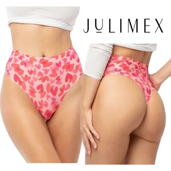 Kalhotky JULIMEX KALHOTKY LOVE VIBES SIMPLE STRING MAXI L ČERVENÁ