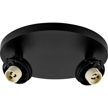 Deko-Light stropní přisazené svítidlo - Can Tilt kulaté základna, 2x 7,5 W GU10, černá 348273