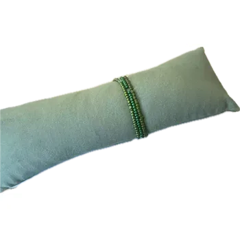 Náramek freya Korálkový náramek tmavě zelený set