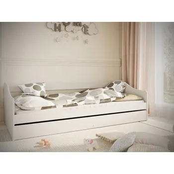 Postel Kocot Kids Dětská postel Blanka 200 x 90 cm - rozkládací, bílá Výběr matrace: Bez matrace