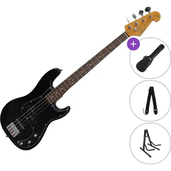 Baskytara SX SPJ62+ SET Black Elektrická baskytara