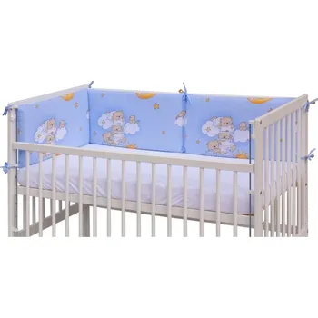 mantinel do postýlky Mantinel do postýlky MRÁČEK modrý 180x30cm