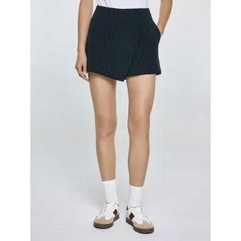 Dámská sukně BIG STAR DÁMSKÁ SUKNĚ-ŠORTKY S PROUŽKY TMAVĚ MODRÉ ELVI 403 L