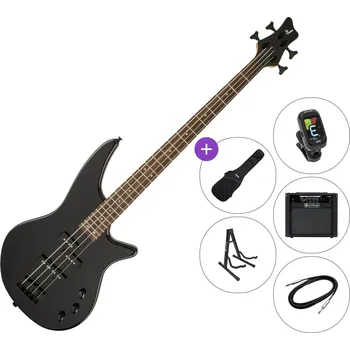 Baskytara Jackson JS Series Spectra Bass JS2 IL SET 2 Gloss Black Elektrická baskytara