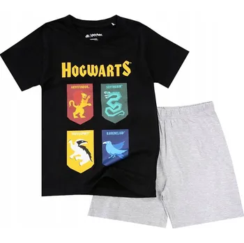 Chlapecké pyžamo HARRY POTTER CHLAPECKÉ PYŽAMO KRÁTKÝ RUKÁV ŠORTKY HOGWARTS 158 D012X