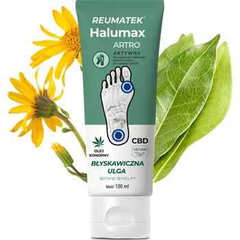 Péče o nohy Krém na nohy Botanic Help na popraskané paty s ureou 100 ml