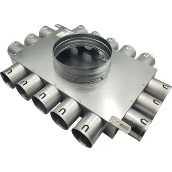 Vzduchotechnické potrubí Rozdělovač čtyřstranný jednřadý 16x50/200 (3+5+3+5).