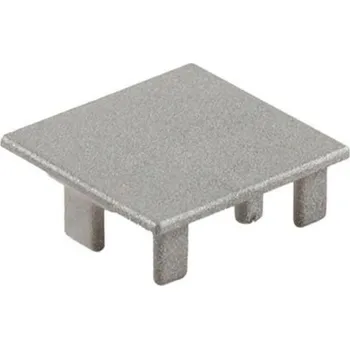 LED páska Deko-Light profil koncovka - Combo nacvakávací plochá koncovka, 2515 + V5-U-2510, pokovené, 1 988149