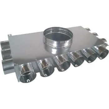 Vzduchotechnické potrubí Rozdělovač trojstranný jednřadý 12x75/160 (3+6+3+0)