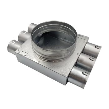 Vzduchotechnické potrubí Rozdělovač dvoustranný jednřadý 6x50/160 (3+0+3+0)