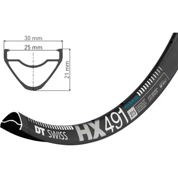 Ráfek na kolo DT Swiss 27,5" MTB ráfek DT Swiss HX 491, 584x25 počet děr 32