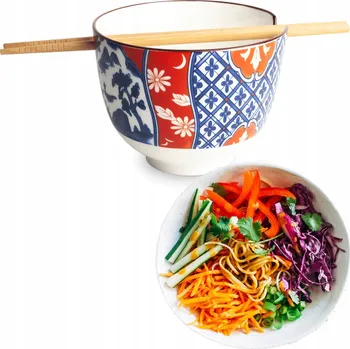 Miska s hůlkami na polévku Ramen a nudle Soba Udon bílá BOTANICA