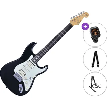 Elektrická kytara SX SST62+ /HSH SET Black Elektrická kytara