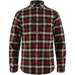 Fjällräven Skog Shirt Men Dark Navy-Red červená XS