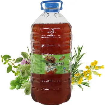 Medovina Medovinka BYLINKOVÁ barel 5l Jankar - oceněná 2 bronzovými medailemi v Americe