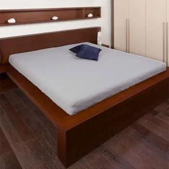 Prostěradlo Světle šedá froté prostěradla Velikost: 90x200cm