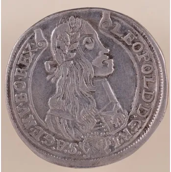 Mincovna Kremnica Leopold I. – 15 krejcar 1674 KB, Kremnica 6.05 g