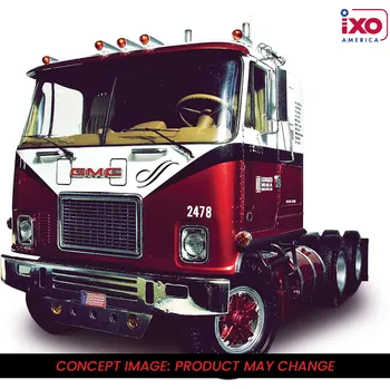 autíčko GMC Astro 95 (1970) - Červená 1:64 IXO