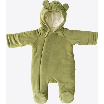 Kojenecký overall kitikate SEMIŠOVÝ OVERAL S KAPUCÍ_S19359 Velikost: 3 - 6 MĚSÍCŮ