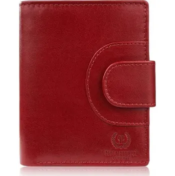 Paolo Peruzzi dámská peněženka z pravé kůže červená