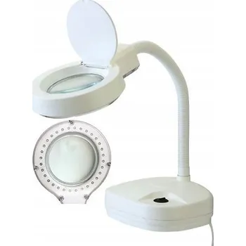 Lupa Stolní lupa LED ZD-122LED,3/8 dioptr,podstavec,bílá