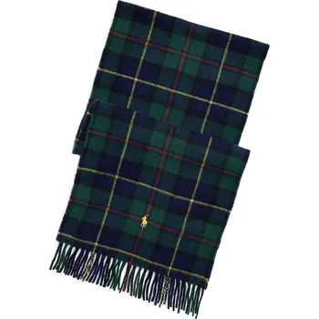 Vlněná šála Polo Ralph Lauren, ONE SIZE, zelená, 79A