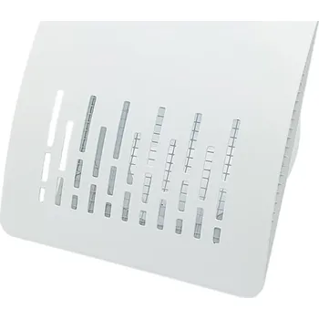 Větrací mřížka Nerezová ventilační mřížka USOL-W – bílá 125 mm