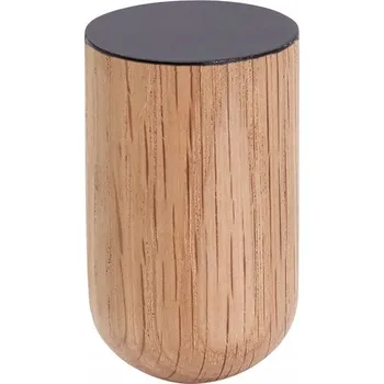 Věšák Andersen Furniture CONTRAST Dubový Nástěnný Věšák 3 cm 2 Ks / Černý