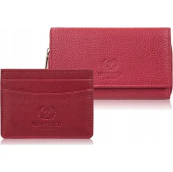 Paolo Peruzzi dámská peněženka z pravé kůže červená