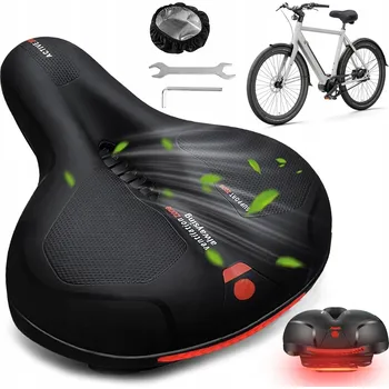 Sedlo na kolo SEDLO NA KOLO POHODLNÉ MĚKKÉ SPORTOVNÍ SEDLO NA KOLO PAMĚŤOVÁ PĚNA