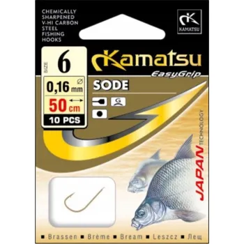 Rybářský háček Háčky s návazcem Kamatsu Sode Cejn 10 ks