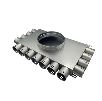 rozdělovač topení Rozdělovač trojstranný jednřadý 15x50/200 (4+7+4+0)