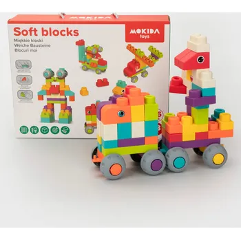 ostatní stavebnice Sada stavebních Stavebnice z měkkých cihel, Dárek , kreativní Mokida