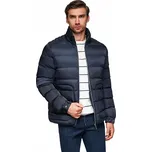 Ombre pánská prošívaná bunda bez kapuce OM-JALP-0218 velikost M