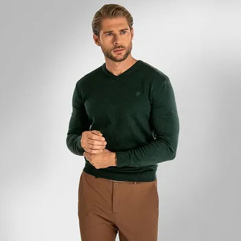 Pánský svetr Pánský svetr BANDI, model MARCELIO Emerald