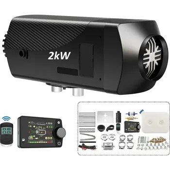 Příslušenství ke karavanu XL-AIRD Nezávislé topení 2kW včetně instalační sady, nová verze displeje, 1 výduch, 12V, Bluetooth aplikace
