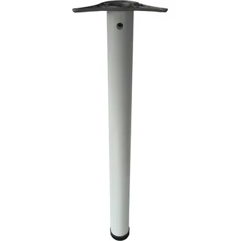 Nábytkové kování Noha stolová 60 x 1100 mm s regulací - bílá