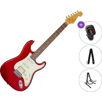 Elektrická kytara SX SST62+ /HSS SET Candy Apple Red Elektrická kytara