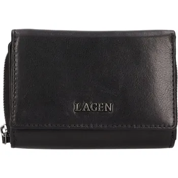 Peněženka Dámská kožená peněženka Lagen LG7643 černá