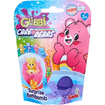 bomba do koupele Simba Toys Glibbi Care Bears vodní bomba s překvapením mix variant 100 g