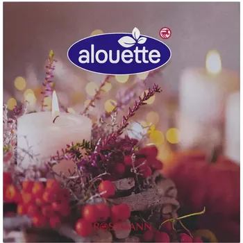 Papírový ubrousek alouette Ubrousky 25 x 25 cm Svíčky 20 ks