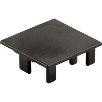 LED páska Deko-Light profil koncovka - Combo nacvakávací plochá koncovka, 2515 + V5-U-2510, černá, 1 ks 988150