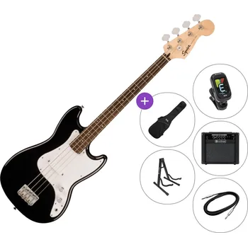 Baskytara Fender Squier Sonic Bronco Bass LRL SET 2 Black Elektrická baskytara