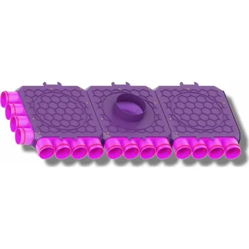 Rozdělovač dvoustranný jednořadový 16x75/160, MAX-VENT