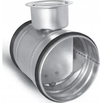 Ventilační potrubí Manuální klapka s gumovým těsněním 80 mm